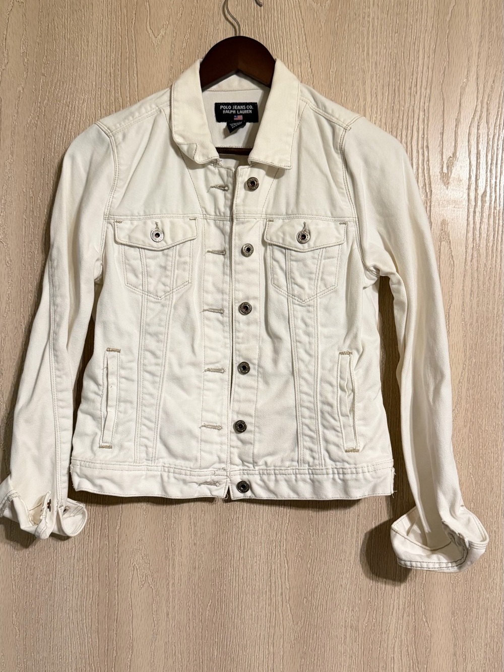 Polo by Ralph Lauren Cream Denim Jacket